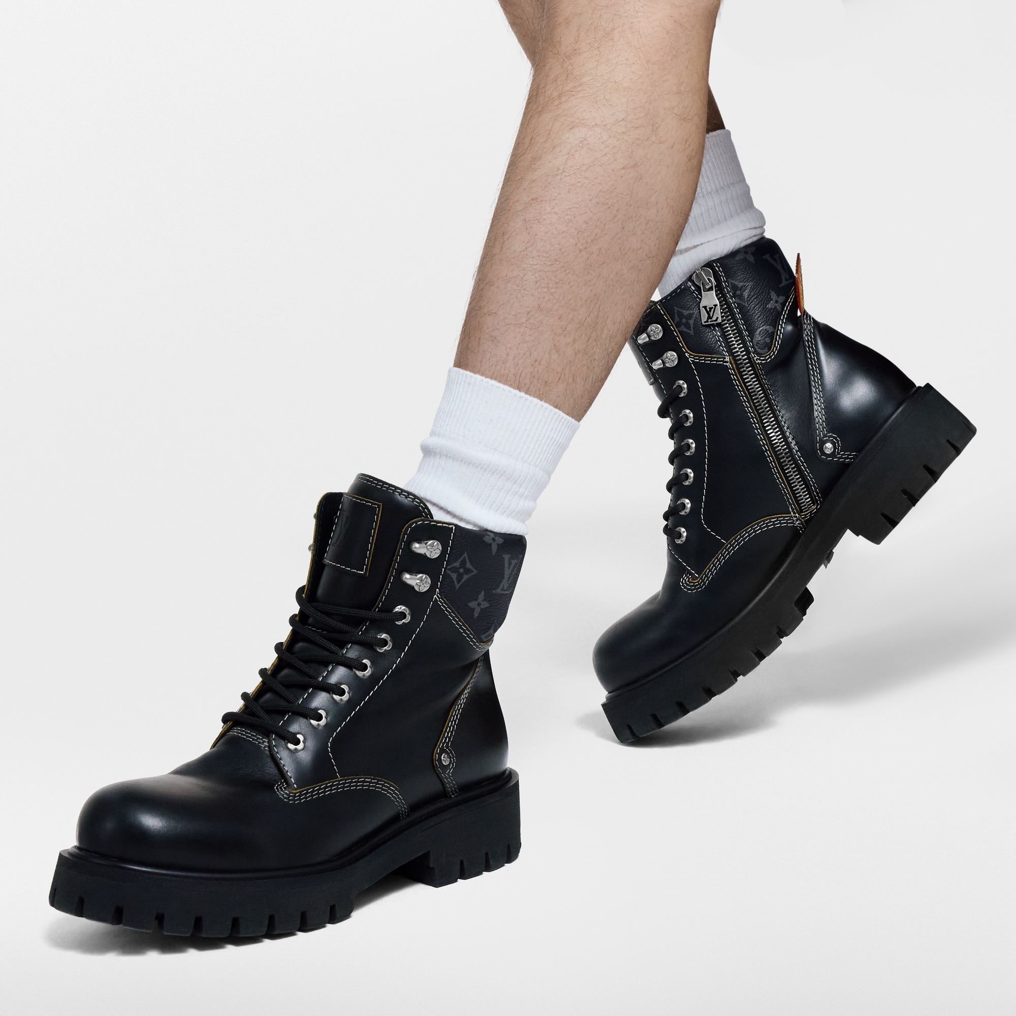 Bota militar LV Remix - Hombre - Zapatos | LOUIS VUITTON ®